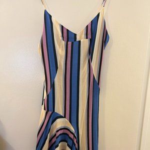 ASTR The Label Ellen Striped Midi Dress